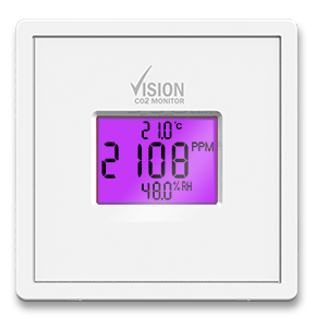 Vision Monitor Display Purple