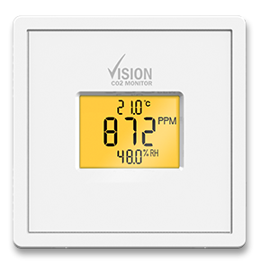 Vision Monitor Display Yellow